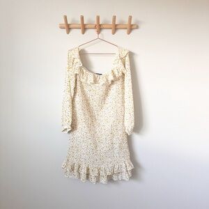 Rebdolls Floral Print Smocked Dress